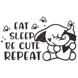 Eat, sleep, be cure, repeat